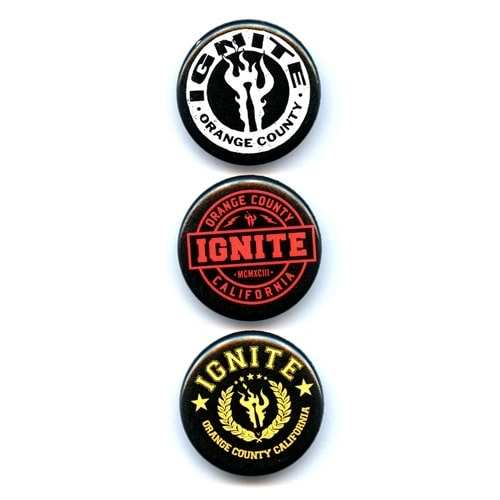 IGNITE / イグナイト / LOGO BUTTON PACK