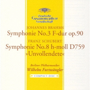 WILHELM FURTWANGLER / ヴィルヘルム・フルトヴェングラー / ブラームス:交響曲第3番/シューベルト:交響曲第8番≪未完成≫