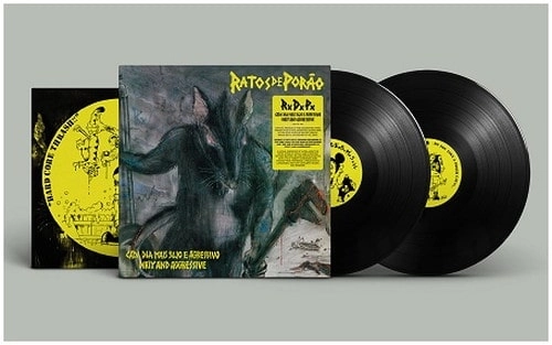 RATOS DE PORAO / ハトス・ヂ・ポラォン / CADA DIA MAIS SUJO E AGRESSIVO (2LP/SOLID BLACK VINYL)