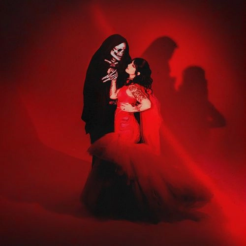 MOTHICA / モシカ / KISSING DEATH [HALF RED/HALF BLACK W/ BLACK SPLATTER VINYL]