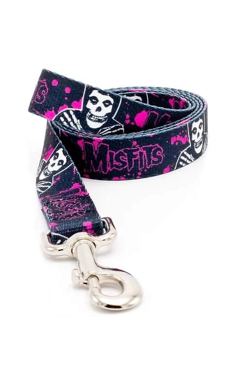 MISFITS / ミスフィッツ / SPLATTER 1" LEASH - PINK