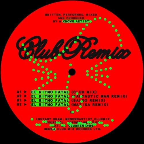 KNOWN ARTIST / CLUBREMIX003