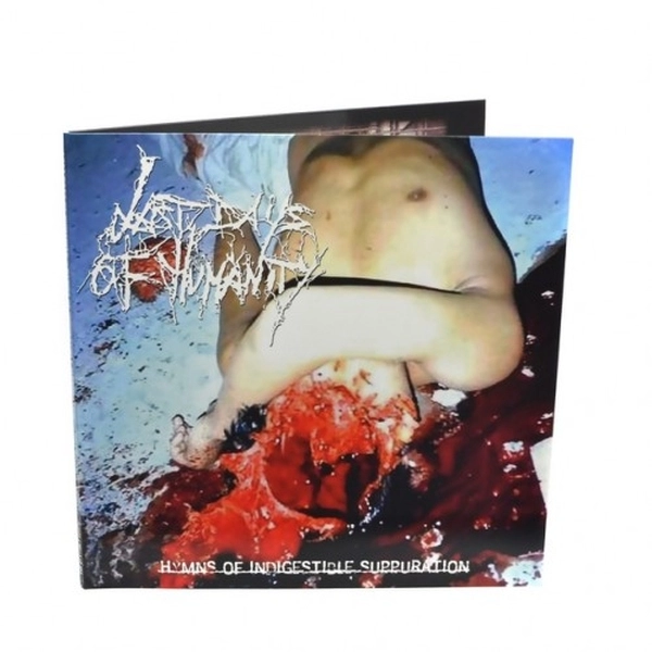 LAST DAYS OF HUMANITY / HYMNS OF INDIGESTIBLE SUPPURATION<OXBLOOD/BONE SWIRL VINYL>