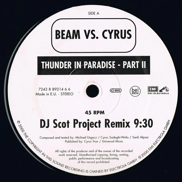 BEAM VS. CYRUS / THUNDER IN PARADISE - PART II