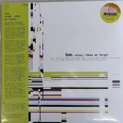 toe / SONGS, IDEAS WE FORGOT (LP)