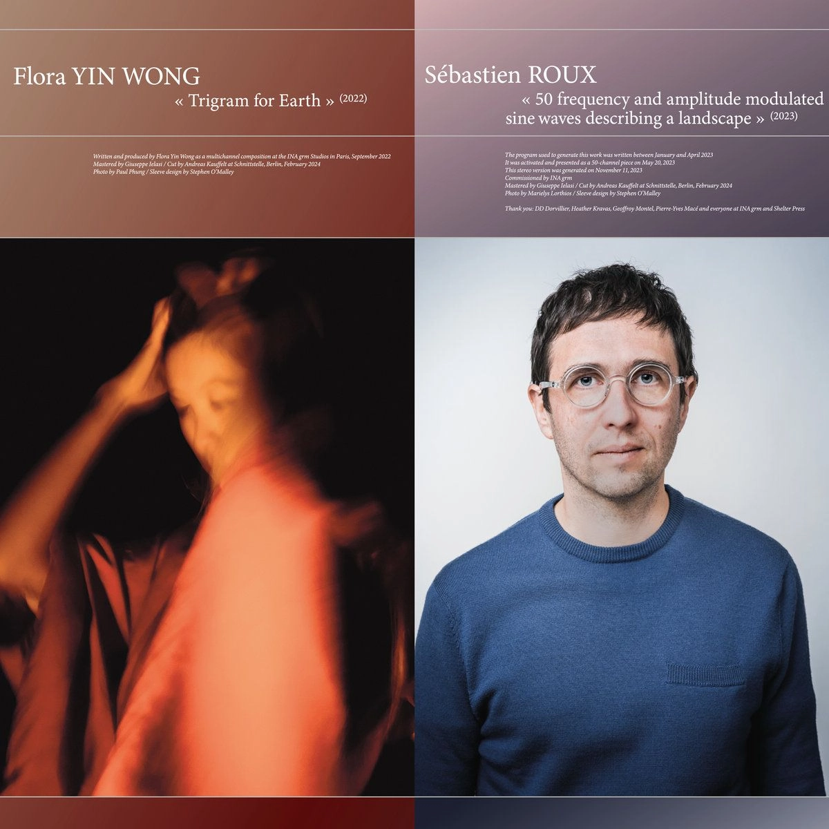 FLORA YIN WONG / SEBASTIEN ROUX / 50 FREQUENCY AND AMPLITUDE MODULATED SINE WAVES DESCRIBING A LANDSCAPE / TRIGRAM FOR EARTH