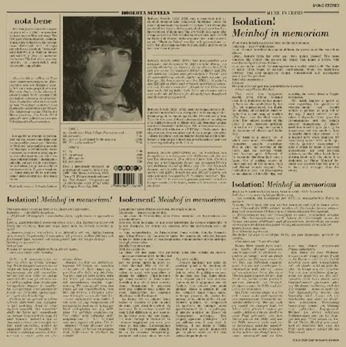 ROBERTA SETTELS / ロバータ・セテルズ / ROBERTA SETTELS:MUSIC IN CRISIS(LP)