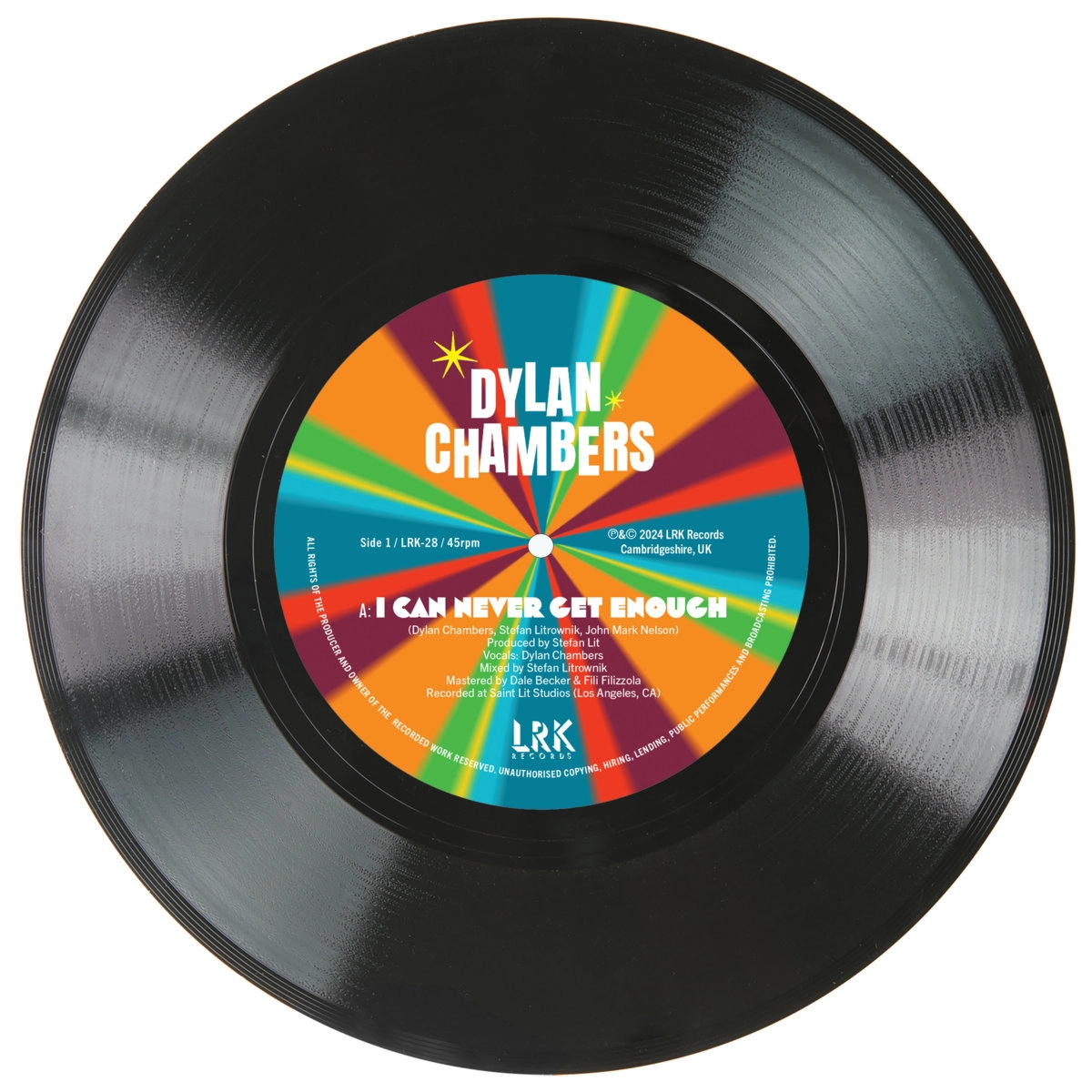 DYLAN CHAMBERS / ディラン・チェンバース / I CAN NEVER GET ENOUGH / COMIN' UP