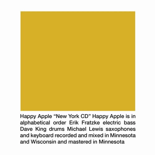 HAPPY APPLE / NEW YORK CD