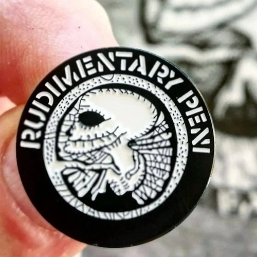 RUDIMENTARY PENI / ルーディメンタリー・ぺニ / RUDIMENTARY PENI ENAMEL PIN