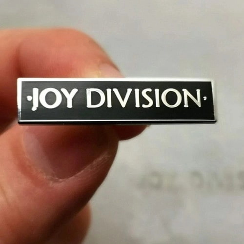 JOY DIVISION / ジョイ・ディヴィジョン / JOY DIVISION SQUARE ENAMEL PIN (BAND LOGO)
