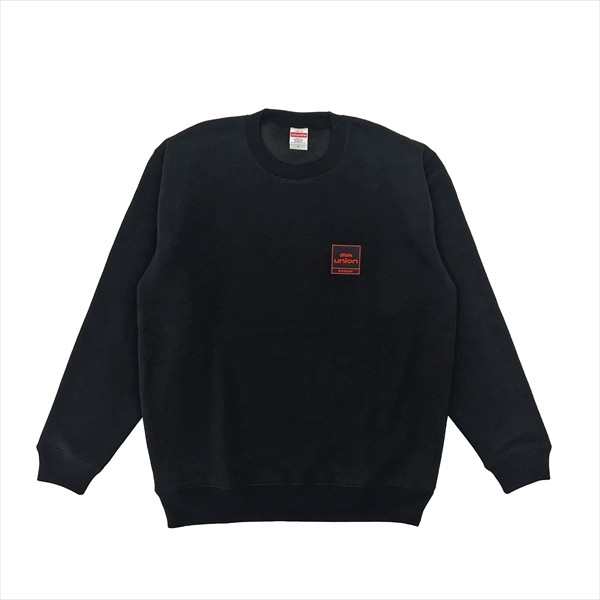 DISKUNION / ディスクユニオン / diskunion Crewneck Sweatshirt 四角ロゴ (Black/M)