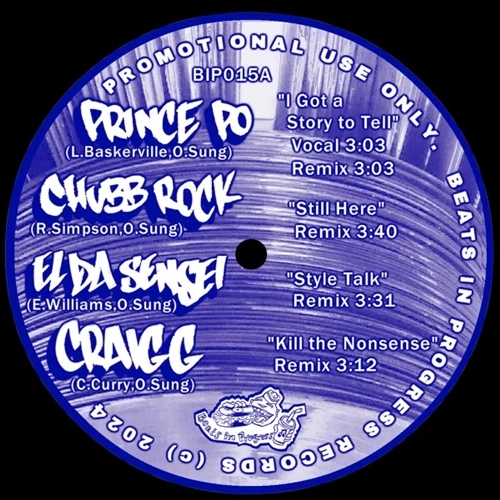 PRINCE PO, CHUBB ROCK, EL DA SENSEI, CRAIG G & TUFKUT / STORY TO TELL (12INCH)