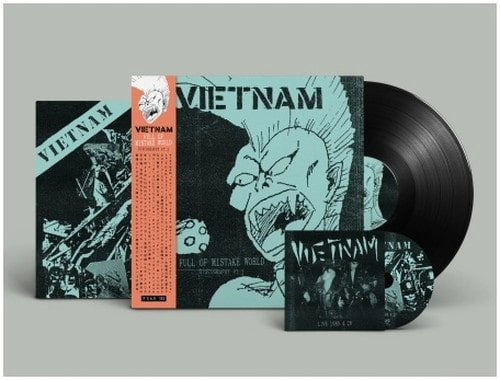 VIETNAM (JPN/PUNK) / FULL OF MISTAKE WORLD - DISCOGRAPHY PT.2 (LP+CD/SOLID BLACK VINYL)