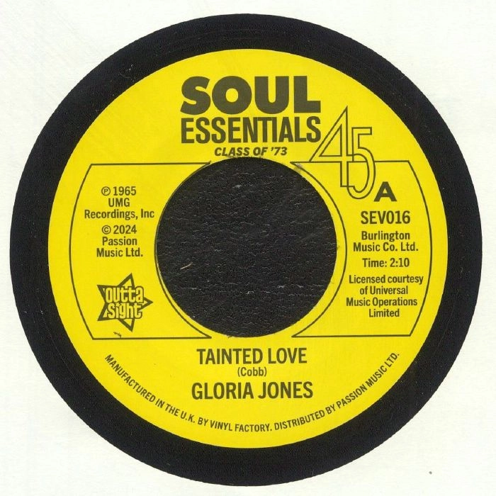 GLORIA JONES / R.DEAN TAYLOR / TAINTED LOVE / THERE'S A GHOST IN MY HOUSE
