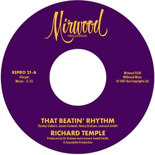 RICHARD TEMPLE / JIMMY CONWELL / THAT BEATIN' RHYTHM / CIGARETTE ASHES