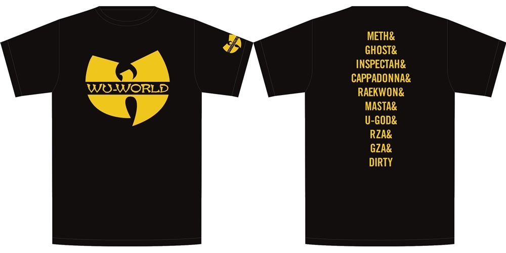 WU-TANG CLAN / ウータン・クラン / WU WORLD TEE (BLACK / XL)
