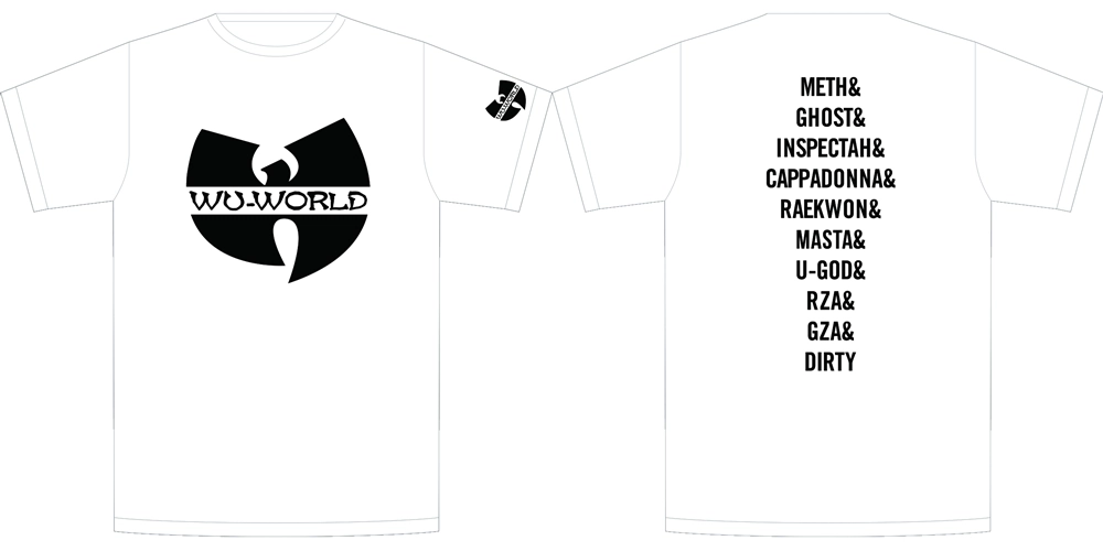 WU-TANG CLAN / ウータン・クラン / WU WORLD TEE (WHITE / M)