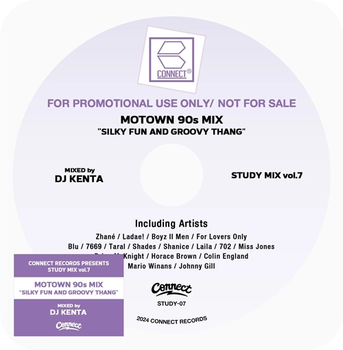 DJ KENTA (ZZ PRO) / STUDY MIX vol.7 MOTOWN 90s MIX -SILKY FUN AND GROOVY THANG-