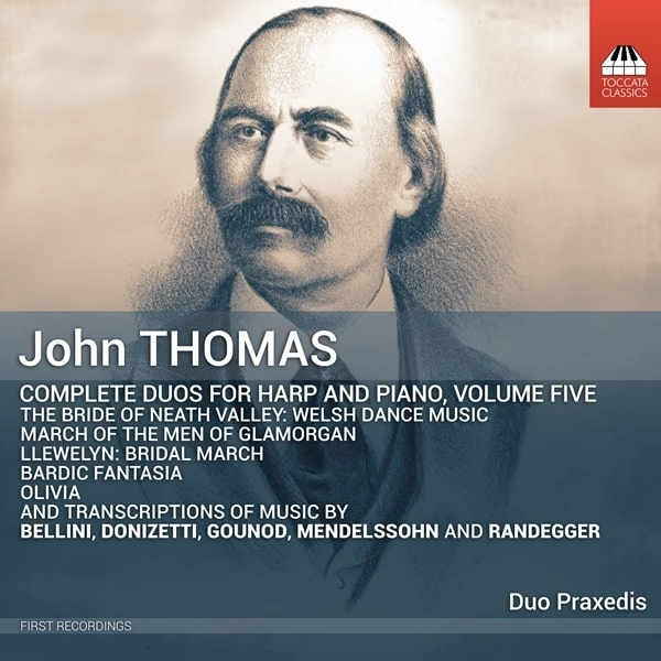 PRAXEDIS&PRAXEDIS / デュオ・プラクセディス(プラクセディス&プラクセディス) / JOHN THOMAS:DUOS FOR HARP AND PIANO VOL.5