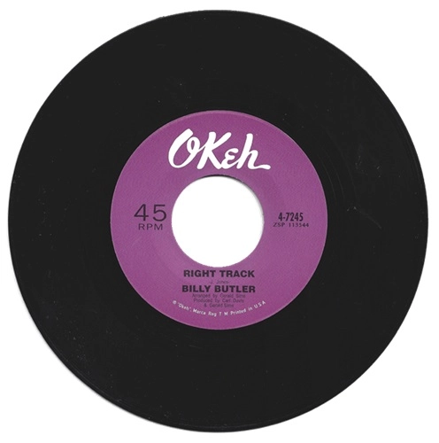 BILLY BUTLER (CHICAGO SOUL) / ビリー・バトラー / RIGHT TRACK / BOSTON MONKEY