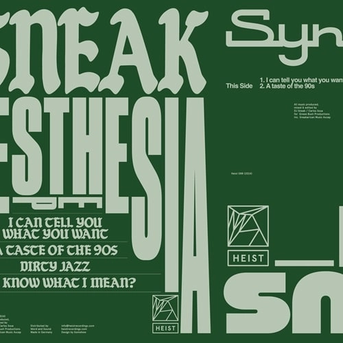 DJ SNEAK / DJスニーク / SYNESTHESIA EP