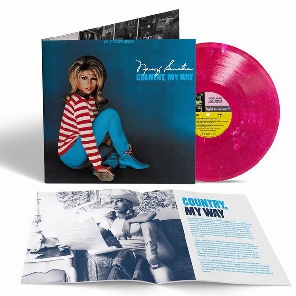 NANCY SINATRA / ナンシー・シナトラ / COUNTRY, MY WAY [HELLO LA RED & WHITE SWIRL VINYL]
