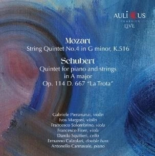GABRIELE PIERANUNZI / ガブリエーレ・ピエラヌンツィ / MOZART:STRING QUINTET NO.4/SCHUBERT:PIANO QUINTET