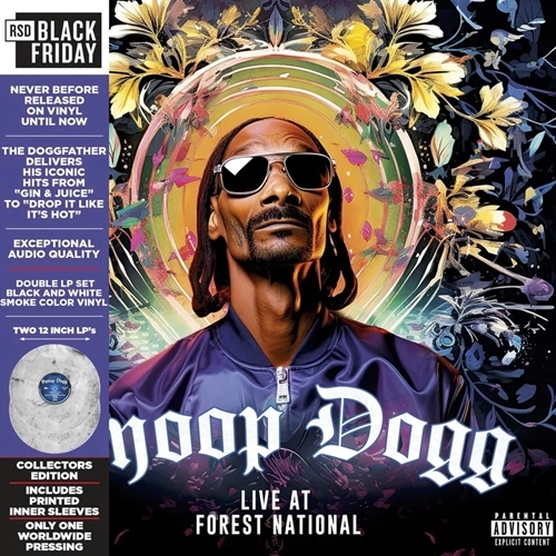 SNOOP DOGG (SNOOP DOGGY DOG) / スヌープ・ドッグ / LIVE AT FOREST NATIONAL 2005 (2LP) -BLACK & WHITE SMOKE EFFECT VINYL, NEW ARTWORK, LIMITED TO 2000, INDIE-EXCLUSIVE-
