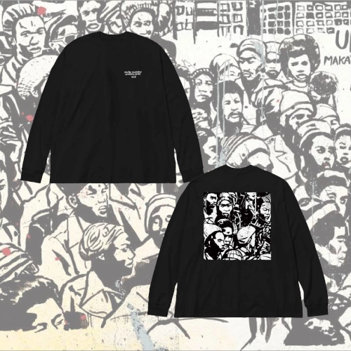 MAKAYA MCCRAVEN  / マカヤ・マクレイヴン / Makaya McCraven / Universal Beings Complete Edition Long Sleeve T-shirt Black M