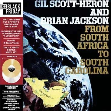 GIL SCOTT-HERON AND BRIAN JACKSON / ギル・スコット・ヘロン アンド ブライアン・ジャクソン / FROM SOUTH AFRICA TO SOUTH CAROLINA (GOLD & WHITE VINYL, LIMITED TO 5000, INDIE-EXCLUSIVE) / FROM SOUTH AFRICA TO SOUTH CAROLINA (GOLD & WHITE VINYL, LIMITED TO 5002, INDIE-EXCLUSIVE)