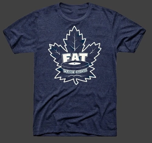 FAT WRECK CHORDS OFFICIAL GOODS / L/FAT MAPLE LEAF T