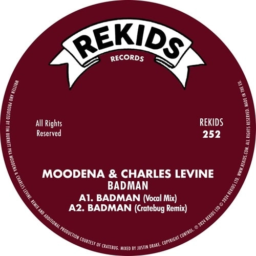 MOODENA & CHARLES LEVINE / BADMAN (INCL. CRATEBUG / RADIO SLAVE REMIXES)