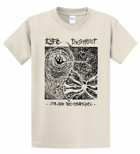 LIFE : DESTRUCT / M/SHIRT (NATURAL)