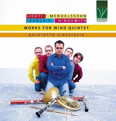 QUINTETTO SINESTESIA / クインテット・シネステシア / LIGETI/FRANCAIX/HINDEMITH:WORKS FOR WIND QUINTET