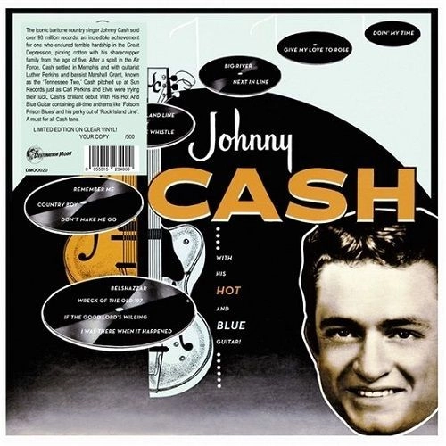 JOHNNY CASH / ジョニー・キャッシュ / WITH HIS HOT AND BLUE GUITAR (CLEAR VINYL)