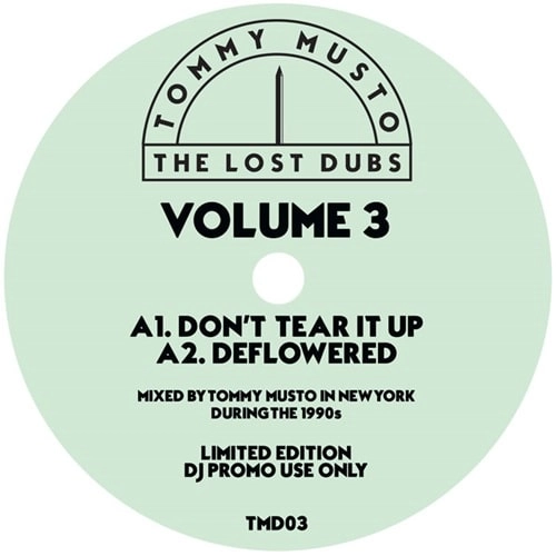 TOMMY MUSTO / LOST DUBS - VOL 3