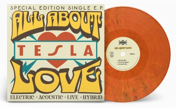 TESLA / テスラ / ALL ABOUT LOVE (COLORED VINYL, ORANGE)