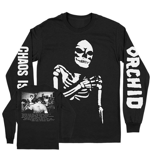 ORCHID / オーキッド / L / CHAOS IS ME LONGSLEEVE (BLACK)