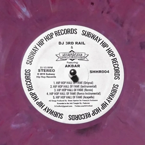DJ 3RD RAIL & FREESTYLE PROFESSORS / HIP HOP HALL OF FAME / MY MIND (12inch)