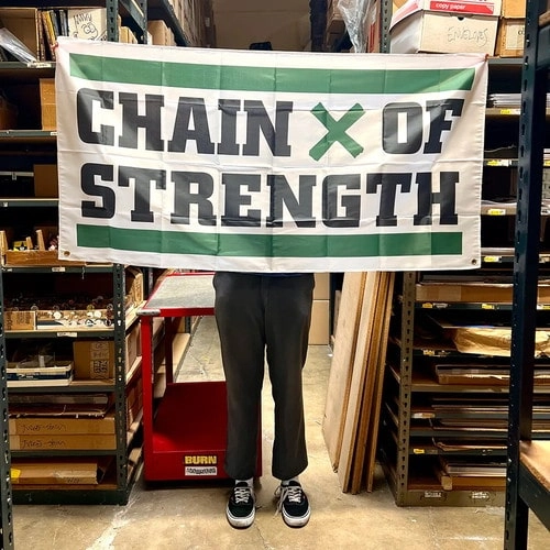 CHAIN OF STRENGTH / チェイン・オブ・ストレングス / LOGO BANNER