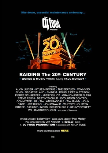 DJ FOOD / DJフード / RAIDING THE 20th CENTURY (WORDS & MUSIC EXPANSION)  CASSETTE TAPE