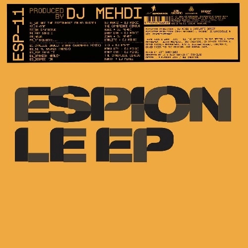 DJ MEHDI / DJメーディ / ESPION LE EP