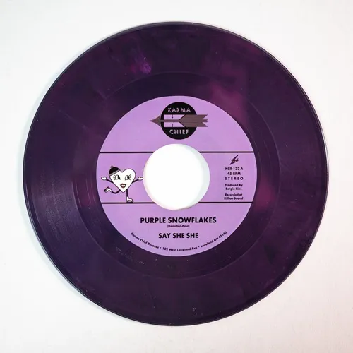 SAY SHE SHE / PURPLE SNOWFLAKES / WINTERTIME (COLOR VINYL)