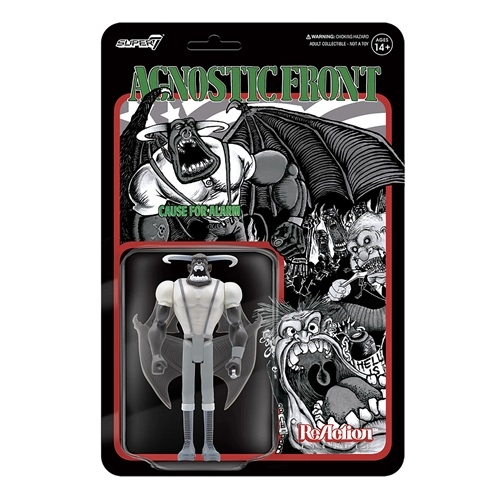 AGNOSTIC FRONT / アグノスティック・フロント / REACTION ELIMINATOR FIGURE  (GRAYSCALE)