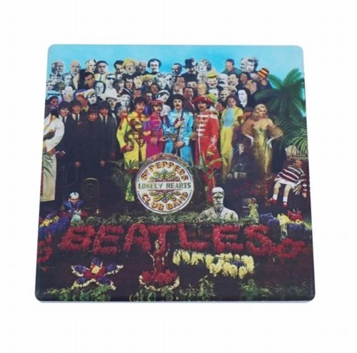 BEATLES / ビートルズ / COASTER SINGLE CERAMIC SQUARE - THE BEATLES (SGT. PEPPER)