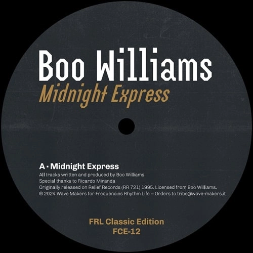 BOO WILLIAMS / ブー・ウィリアムス / MIDNIGHT EXPRESS (REPRESS)