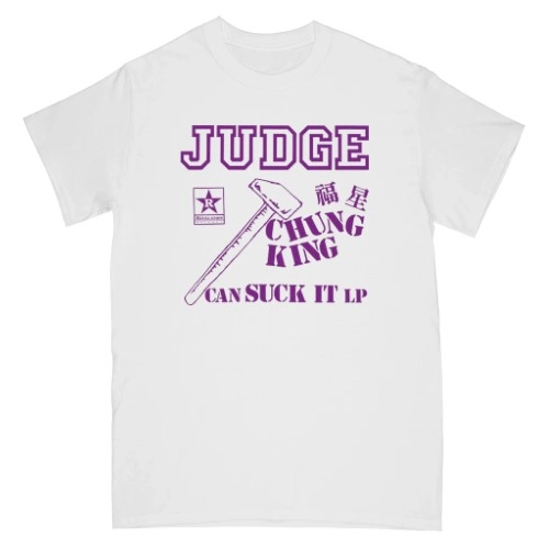 JUDGE / ジャッジ / XL/CHUNG KING CAN SUCK IT T-SHIRT (WHITE)