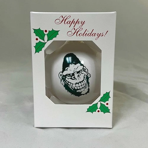 GORILLA BISCUITS / ゴリラ・ビスケッツ / HOLIDAY ORNAMENT LOGO (WHITE)