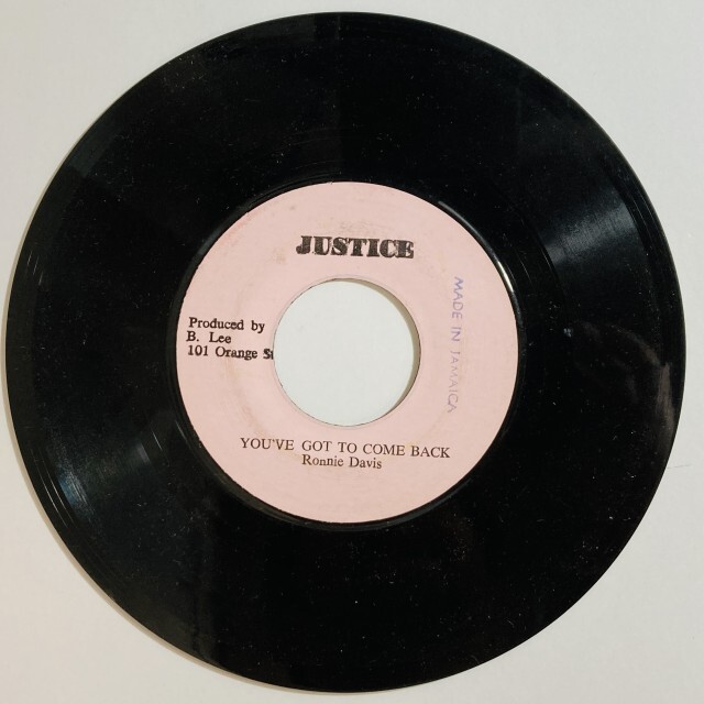 RONNIE DAVIS / ロニー・デイビス / YOU'VE GOT TO COME BACK